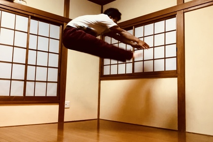 世界陸上　三段跳び　ヨガ