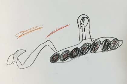絵　子ども